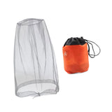 Maxbell Bug Bee Face Mesh Cover with Carry Bag Soft for Travel Walking Hiking Gray S