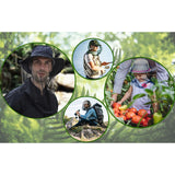 Maxbell Bug Bee Face Mesh Cover with Carry Bag Soft for Travel Walking Hiking Gray L