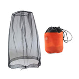 Maxbell Bug Bee Face Mesh Cover with Carry Bag Soft for Travel Walking Hiking Black A