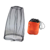 Maxbell Bug Bee Face Mesh Cover with Carry Bag Soft for Travel Walking Hiking Black A