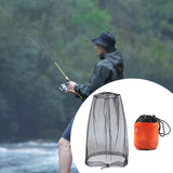 Maxbell Bug Bee Face Mesh Cover with Carry Bag Soft for Travel Walking Hiking Black L