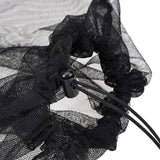 Maxbell Bug Bee Face Mesh Cover with Carry Bag Soft for Travel Walking Hiking Black L