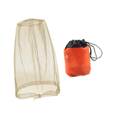 Maxbell Bug Bee Face Mesh Cover with Carry Bag Soft for Travel Walking Hiking Yellow S