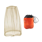 Maxbell Bug Bee Face Mesh Cover with Carry Bag Soft for Travel Walking Hiking Yellow L