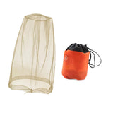 Maxbell Bug Bee Face Mesh Cover with Carry Bag Soft for Travel Walking Hiking Yellow L