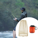 Maxbell Bug Bee Face Mesh Cover with Carry Bag Soft for Travel Walking Hiking Yellow L