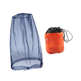 Maxbell Bug Bee Face Mesh Cover with Carry Bag Soft for Travel Walking Hiking Navy S