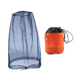 Maxbell Bug Bee Face Mesh Cover with Carry Bag Soft for Travel Walking Hiking Navy L