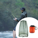 Maxbell Bug Bee Face Mesh Cover with Carry Bag Soft for Travel Walking Hiking Green S