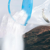 Maxbell Collapsible Bucket Water Container with Rope Hiking Camping Fish Lure Bucket Blue 7L 21x22cm