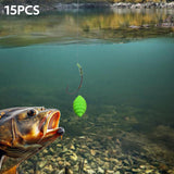 Maxbell Floating Lures Simulation Fake Baits Lakes Artificial Baits for Crap Fishing Green