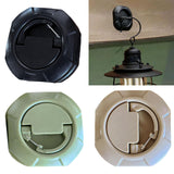 Maxbell Tent Canopy Hook Gear Tent Light Hook for Backpacking Outdoor Activities BBQ Black