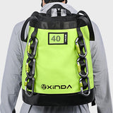 Maxbell Climbing Equipment Rope Bag Outdoor Waterproof for Hiking Rock Climbing Yard 40L