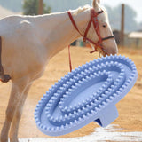 Maxbell Horse Cleaning Brush Equestrian Supplies Comb for Farm Household Horse Owner