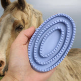 Maxbell Horse Cleaning Brush Equestrian Supplies Comb for Farm Household Horse Owner