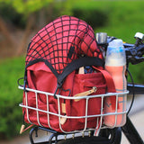 Maxbell Road Bike Basket Cargo Net Stretchy Bicycle Basket Cargo Netting for Luggage