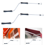 Maxbell RV Awning Crank Handle Portable Awning Accessories Patio Replaces Crank Wand 1.1m