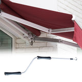 Maxbell RV Awning Crank Handle Portable Awning Accessories Patio Replaces Crank Wand 1.1m