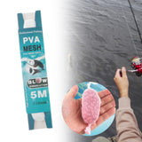 Maxbell Pva Mesh Bag Universal Slowly Dissolving Fishing Accessory Carp Fishing Mesh 18mmx5m