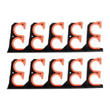 Maxbell 2 Pieces Garage Fishing Rod Holder Fish Gear Protective Pad Fishing Rod Rack