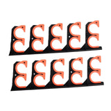 Maxbell 2 Pieces Garage Fishing Rod Holder Fish Gear Protective Pad Fishing Rod Rack