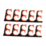 Maxbell 2 Pieces Garage Fishing Rod Holder Fish Gear Protective Pad Fishing Rod Rack