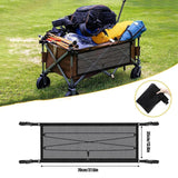 Maxbell Wagon Cargo Net Organizer Wagon Cart Accessories Hiking Foldable Storage Net