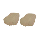 Maxbell 2 Pieces Boat Seat Covers Waterproof Easy Installation Heavy Duty Protectors Khaki
