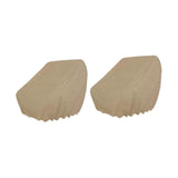 Maxbell 2 Pieces Boat Seat Covers Waterproof Easy Installation Heavy Duty Protectors Khaki
