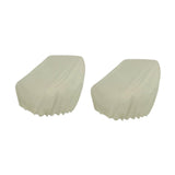 Maxbell 2 Pieces Boat Seat Covers Waterproof Easy Installation Heavy Duty Protectors Apricot Color