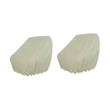 Maxbell 2 Pieces Boat Seat Covers Waterproof Easy Installation Heavy Duty Protectors Apricot Color