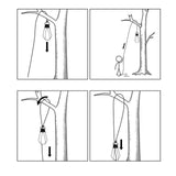 Maxbell Arborist Throw Weight Bag Outside Throw Weight Bag for Tree Work Garden Work Yellow