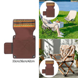 Maxbell Folding Chair Replacement Fabric Chair Replacement Cloth for Hiking Lawn BBQ 33cmx33cm