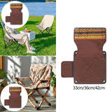 Maxbell Folding Chair Replacement Fabric Chair Replacement Cloth for Hiking Lawn BBQ 33cmx33cm