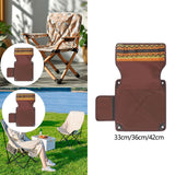 Maxbell Folding Chair Replacement Fabric Chair Replacement Cloth for Hiking Lawn BBQ 33cmx33cm