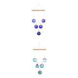 Maxbell Hanging Bird Feeder Attracting Birds Women Men Wind Chime Hummingbird Feeder Deep Blue