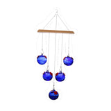 Maxbell Hanging Bird Feeder Attracting Birds Women Men Wind Chime Hummingbird Feeder Deep Blue