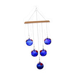 Maxbell Hanging Bird Feeder Attracting Birds Women Men Wind Chime Hummingbird Feeder Deep Blue