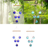Maxbell Hanging Bird Feeder Attracting Birds Women Men Wind Chime Hummingbird Feeder Deep Blue