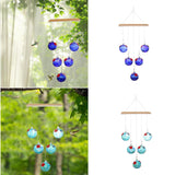 Maxbell Hanging Bird Feeder Attracting Birds Women Men Wind Chime Hummingbird Feeder Deep Blue