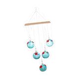 Maxbell Hanging Bird Feeder Attracting Birds Women Men Wind Chime Hummingbird Feeder Light Blue