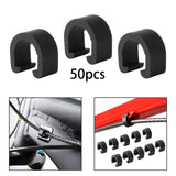 Maxbell 50x Bike C Clip Clamps Repairing Tools Replacement Gear Shift Line Fasteners
