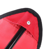 Maxbell Camping Folding Tripod Stool Foldable Triangle Chair for Camp Travel Walking Red