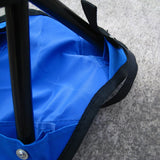 Maxbell Camping Folding Tripod Stool Foldable Triangle Chair for Camp Travel Walking Blue