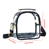 Maxbell Crossbody Bag Adjustable Strap Outdoor Slings Bags for Towel Skincare Makeup Black