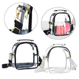 Maxbell Crossbody Bag Adjustable Strap Outdoor Slings Bags for Towel Skincare Makeup Black