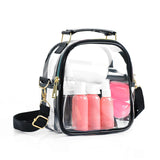 Maxbell Crossbody Bag Adjustable Strap Outdoor Slings Bags for Towel Skincare Makeup Black