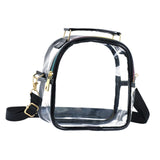 Maxbell Crossbody Bag Adjustable Strap Outdoor Slings Bags for Towel Skincare Makeup Black