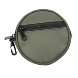 Maxbell Fishing Line Storage Bag Round Compact Fishing Reel Case for Dad Men Husband Green