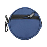 Maxbell Fishing Line Storage Bag Round Compact Fishing Reel Case for Dad Men Husband Blue